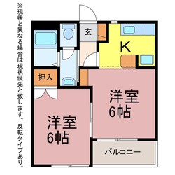 東マンションⅡの物件間取画像